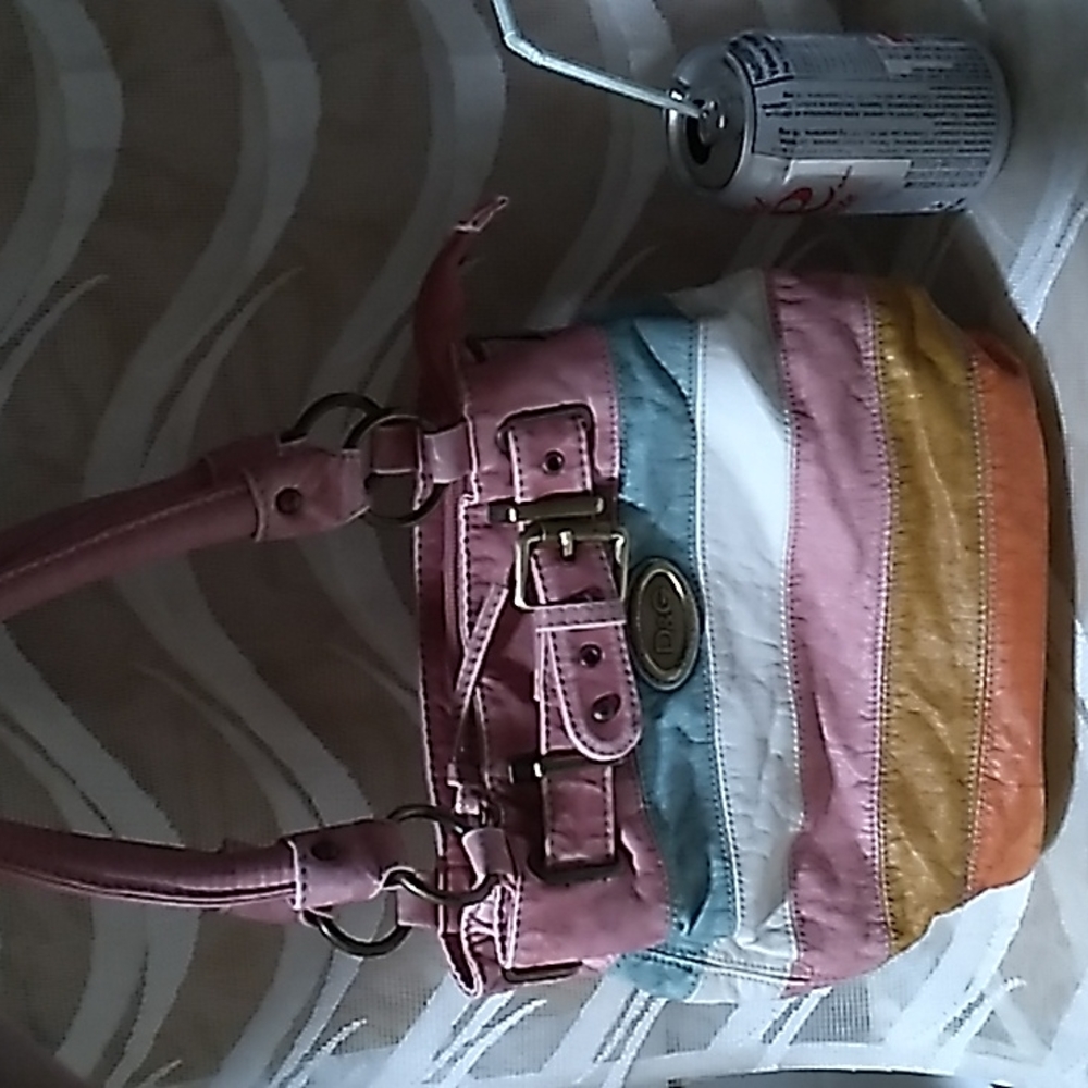Beautiful Colour Block Purse - Picture 8 of 9